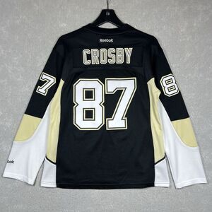 Reebok CCM Pittsburgh Penguins Sidney Crosby #87 Hockey Jersey Women’s Large